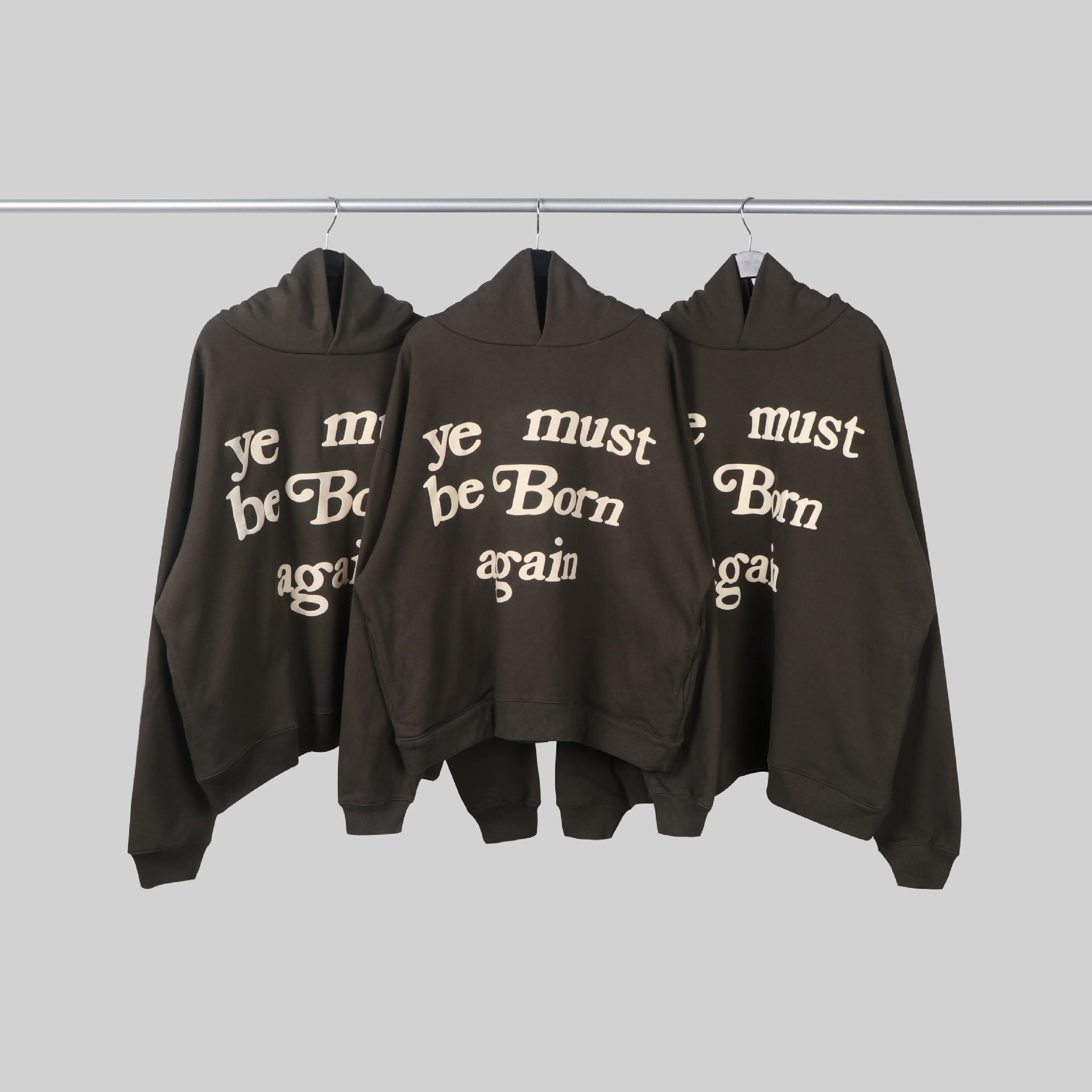 You Must Be Born Again Hoodie Cpfm Kanye Foam Loose Hooded