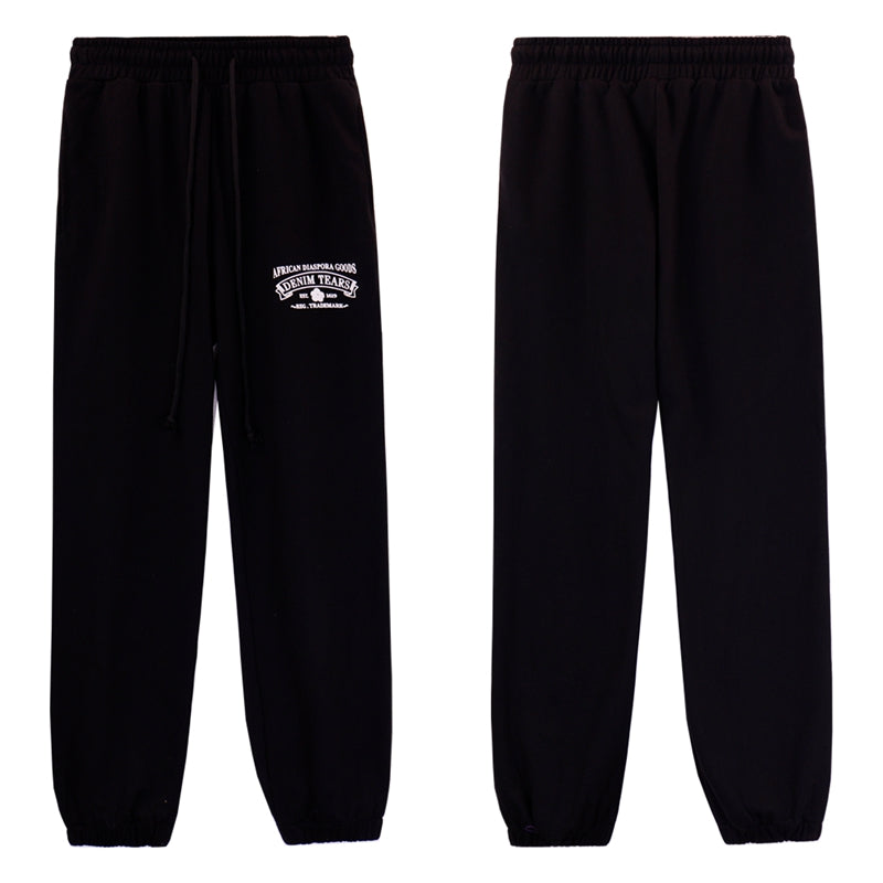 Denim Tears Outfit:Hoodie/Sweatpants (Separate Purchase Options) Casual Hooded Sweatshirt Sweatpants