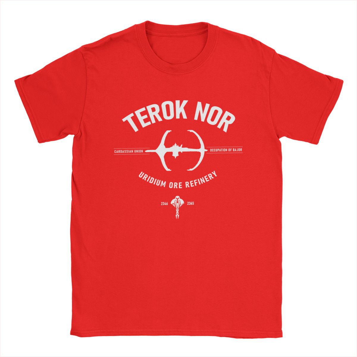 Men's Stars ks Deep Space Nine Terok Nor T Shirts  Cotton