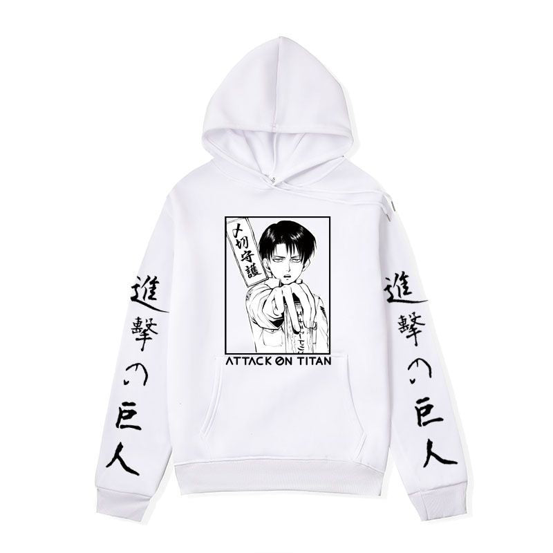Anime Hoddies Cross-Border Men's Clothing Japan Anime Sweater Attack on Titan Attack on Titan Hoodie Autumn and Winter Men's