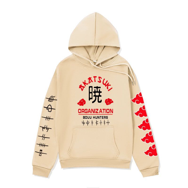 Anime Hoddies Clothing Fire Shadow Tissue Printed Hoodie