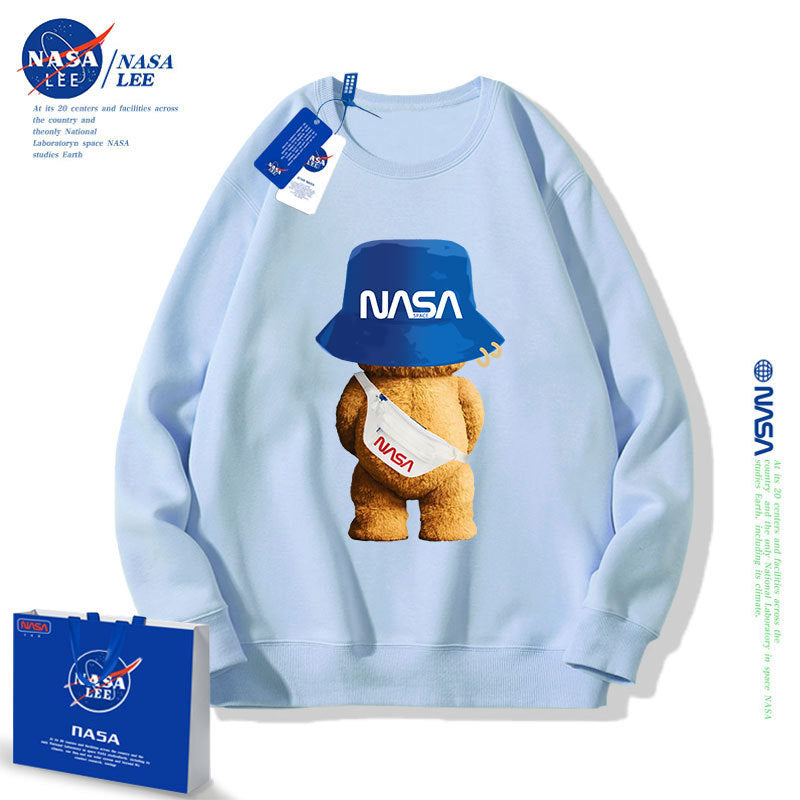 Nasa Children Hoodie Nasa Sweater Children'S Autumn Loose Round Neck