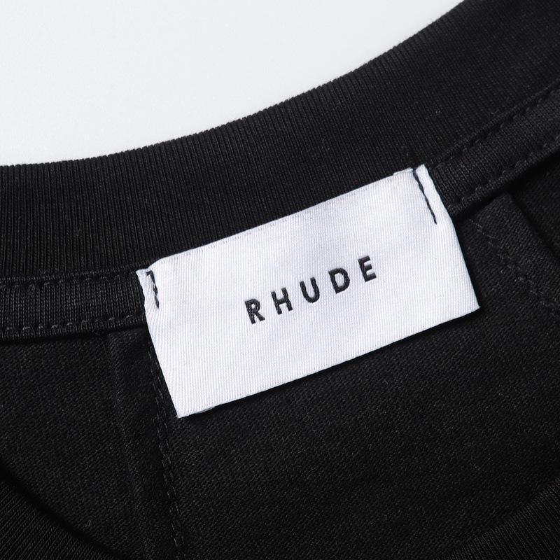 Rhude T Shirt Leopard Print Short Sleeve T-Shirt