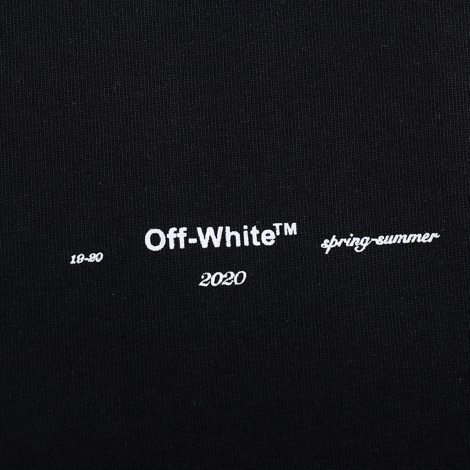 Ow T Shirts Gradient Printing Men and Women Short Sleeve