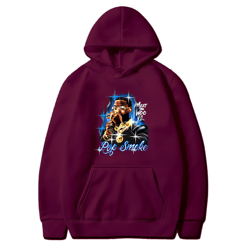 Pop Smoke Hoodies Loose Hoodie Coat
