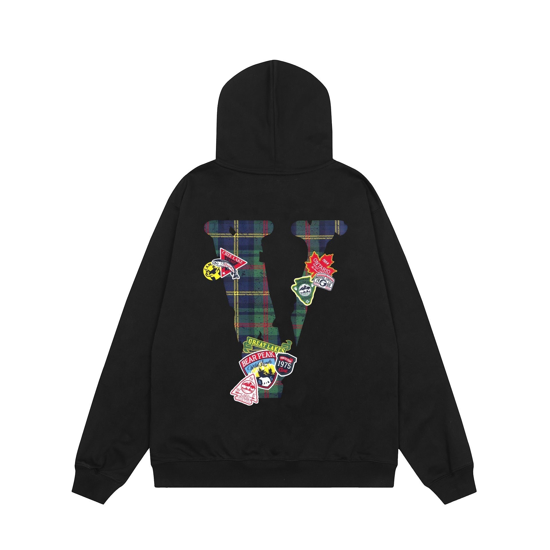 Vlone Hoodie Autumn and Winter Pullover Hooded Sweater Men