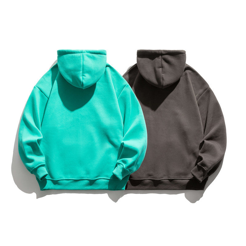 Man Fall Outfis Fall/Winter Printed Hoodie Loose Hoodie