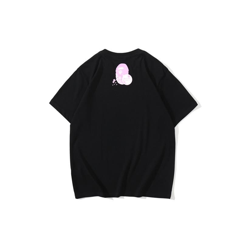 Bathing Ape T Shirt Casual Pink T-shirt Short Sleeve
