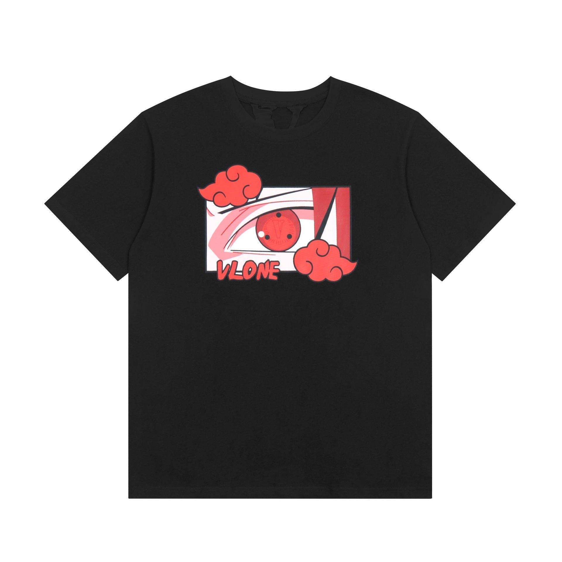Vlone T Shirt Spring and Summer Cartoon Joint Pattern