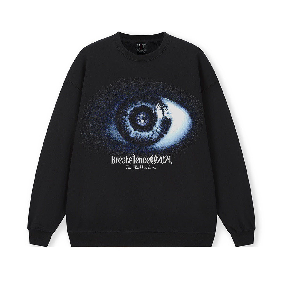 Vintage Hoodie God's Eye Vintage Hooded Sweater Print Crew Neck Sweater