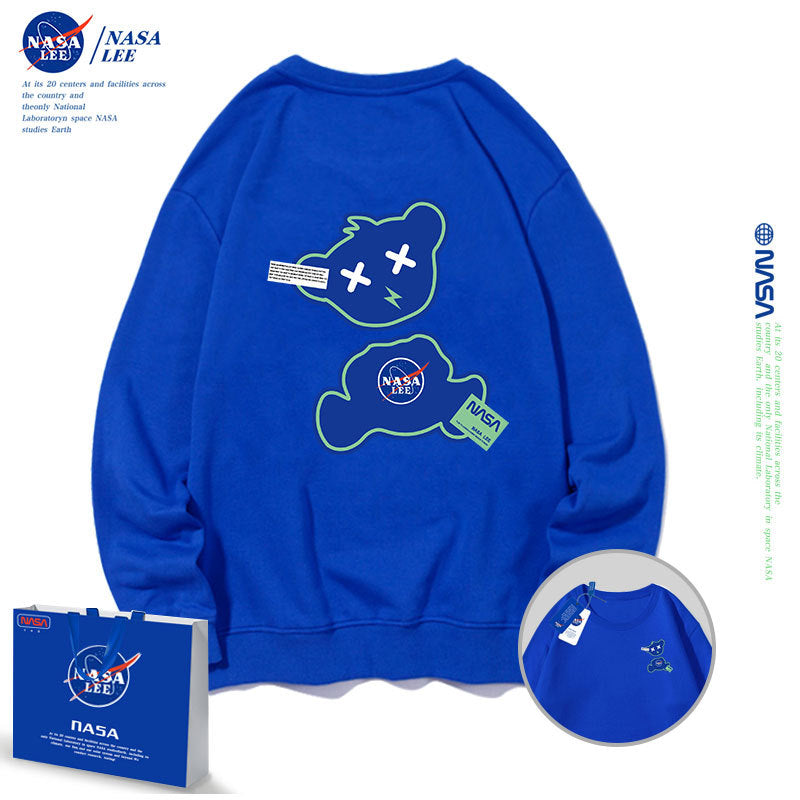 Nasa Children Hoodie Nasa Children'S Round Neck Sweater Spring And Autumn Loose