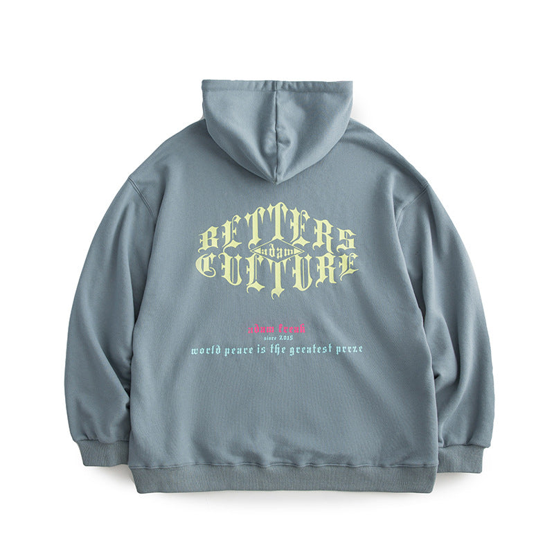 Men's Graphic Hoodies Men's Autumn Letter Hooded Sweater Men's Casual Pullover