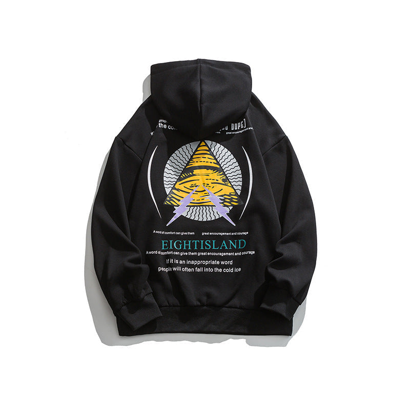 Men's Graphic Hoodies Men's Autumn Casual Hooded Sweater for Boys