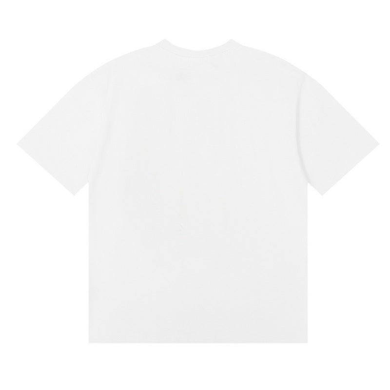 Rhude T Shirt Racing Formula Letter Logo Pattern Short Sleeve T-Shirt