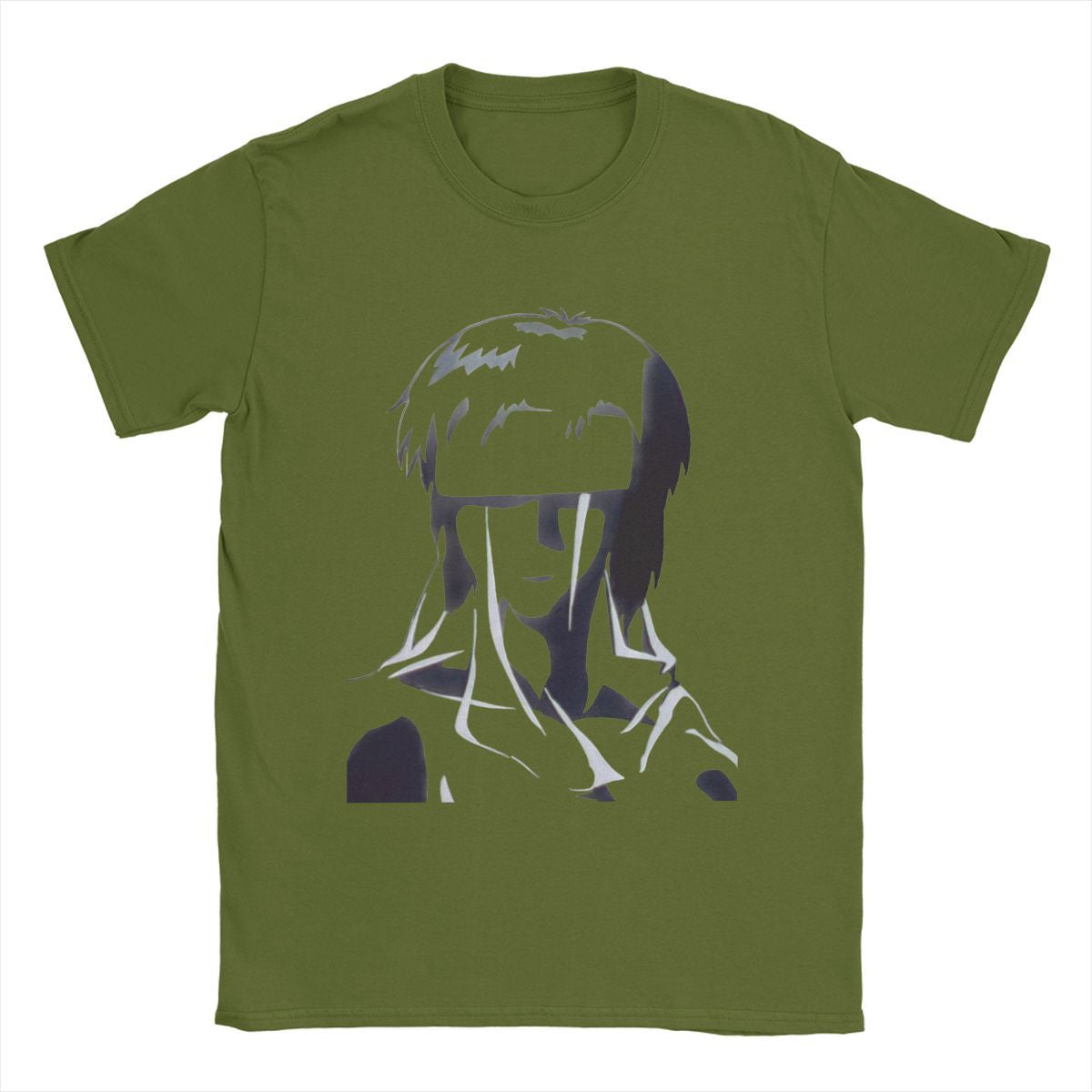 Ghost In The Shell Men T Shirts Anime Manga Casual T-Shirt