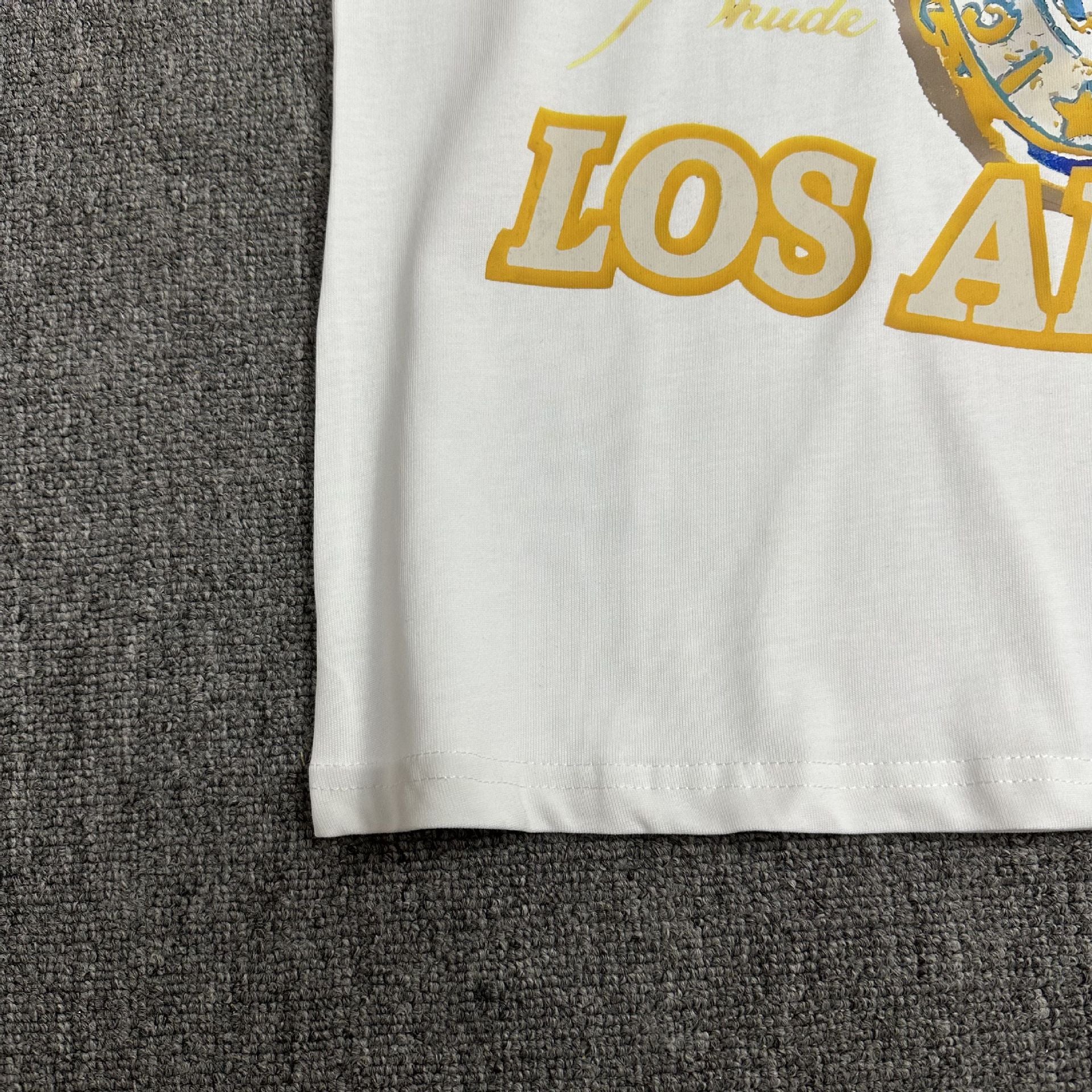 Rhude T Shirt Micro Label Champion Ring Printed Short Sleeve T-Shirt