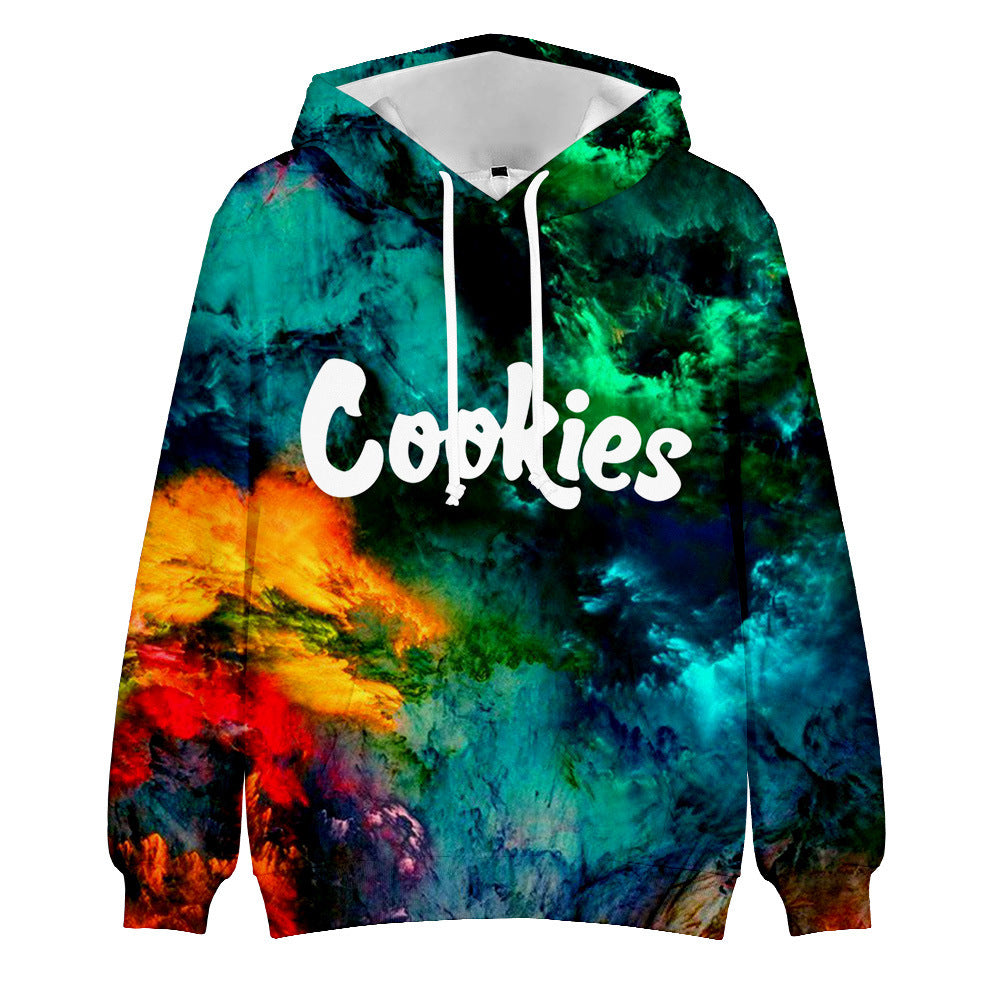 Cookies Hoodie Colorful Digital Printing Hoodie