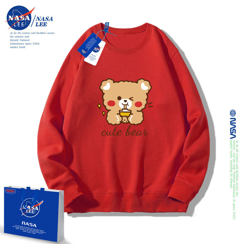 Nasa Children Hoodie Nasa Children'S Round Neck Sweater Spring And Autumn Loose
