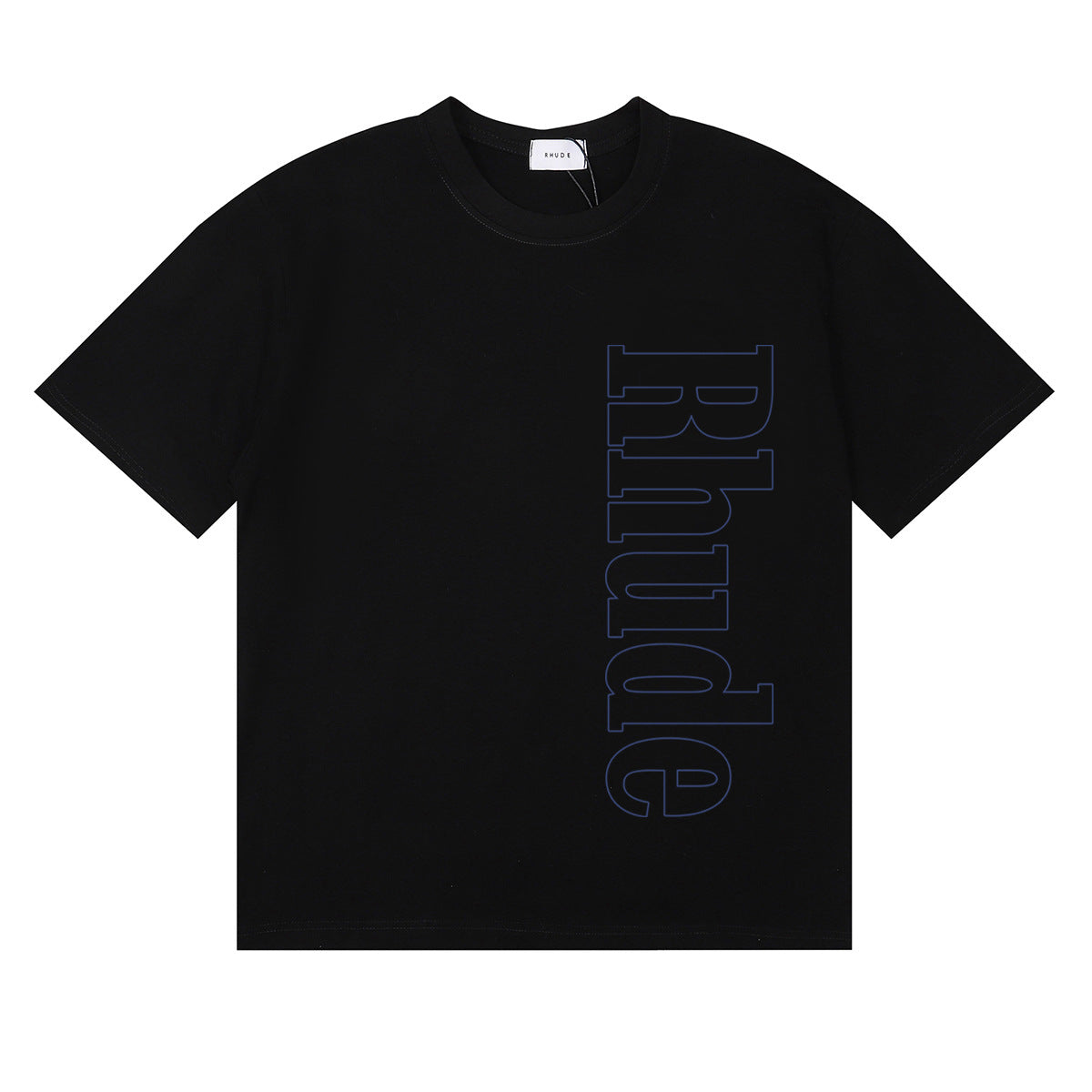Rhude T Shirt Micro Label Letter Skull Print Short Sleeve T-Shirt