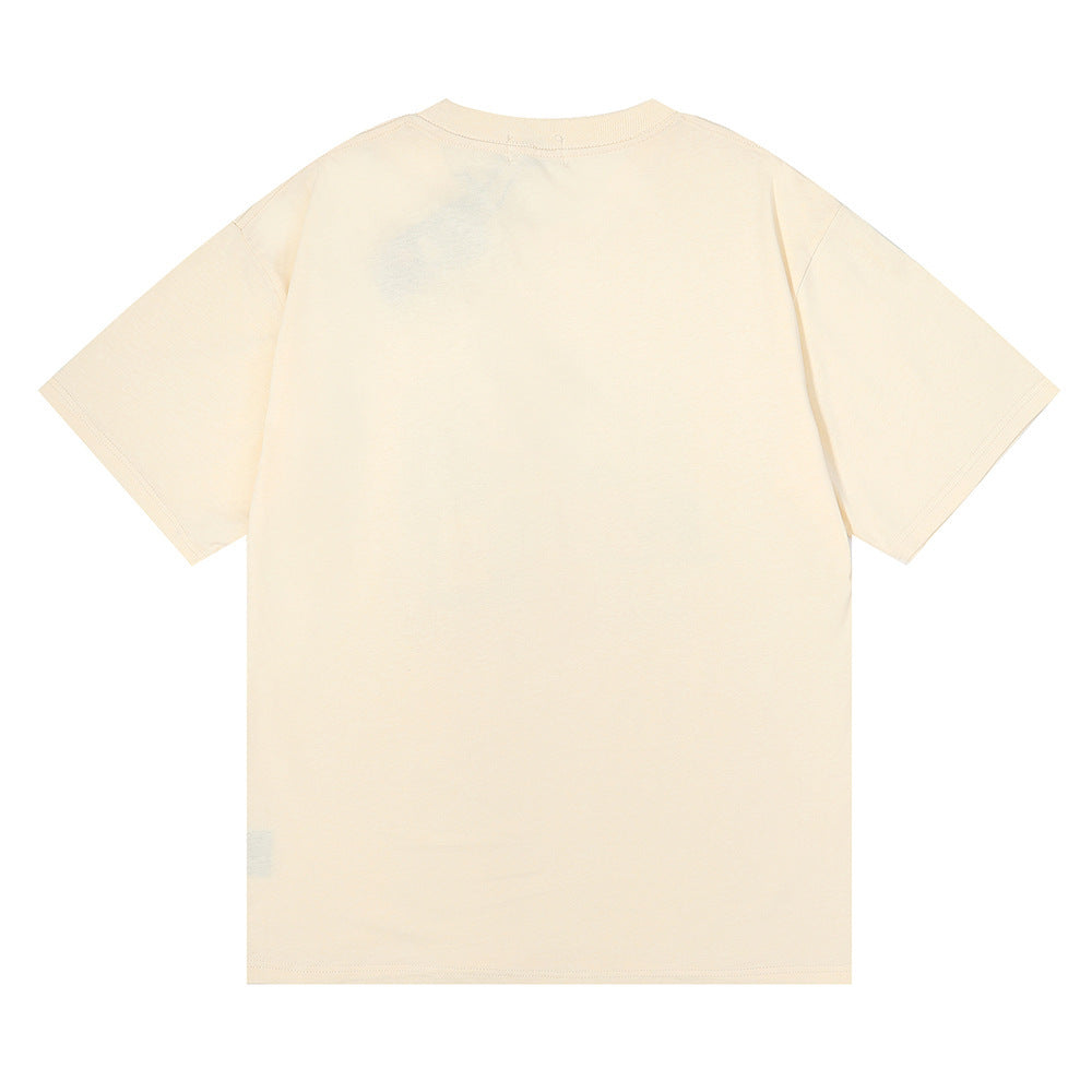 Rhude T Shirt Los Angeles, Tiger high definition print short sleeve T-shirt