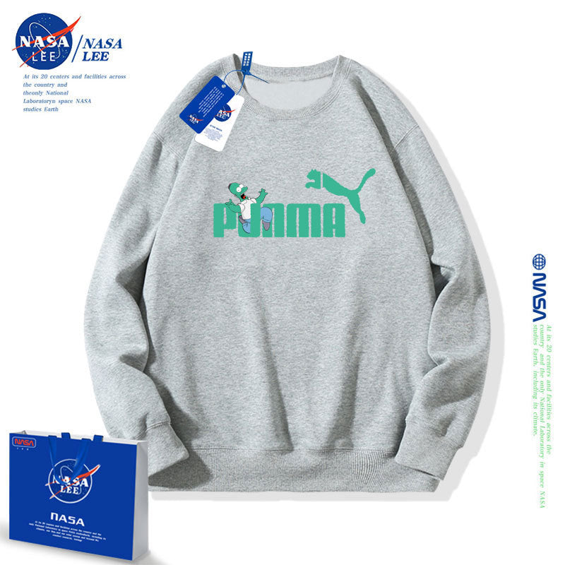 Nasa Children Hoodie Children'S Clothing Autumn Loose Round Neck Sweater