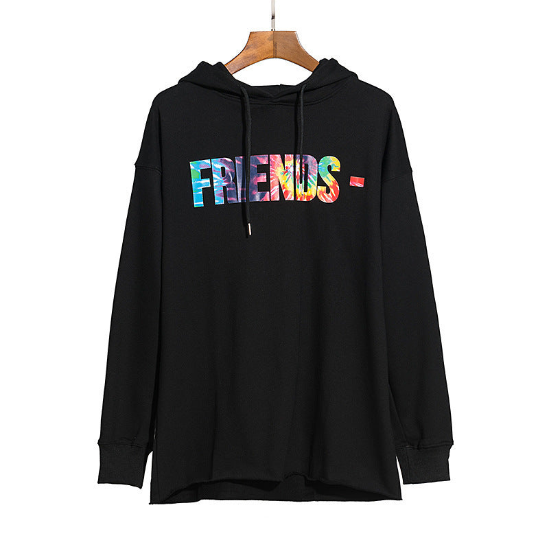 Vlone Hoodie Autumn Letter Loose Men And Women Couple Hooded Sweater