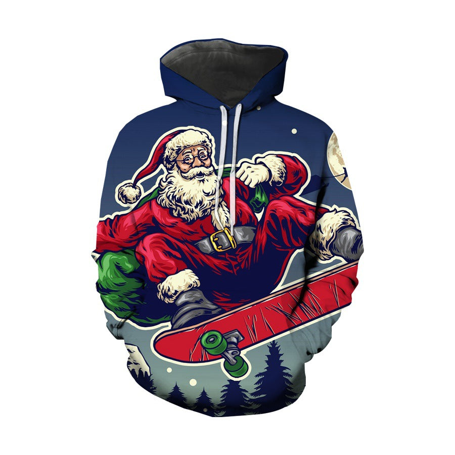 Adolesence Sweatshirt Christmas Element 3D Sweater Digital Printing Hoodie