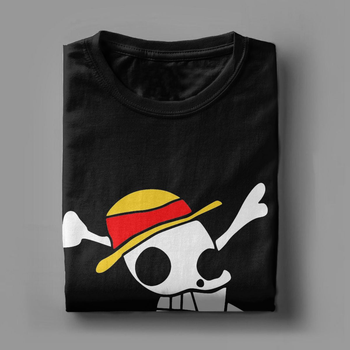 Men LUFFYS FLAG Ones Anime Pieces T Shirt  Cotton Clothing