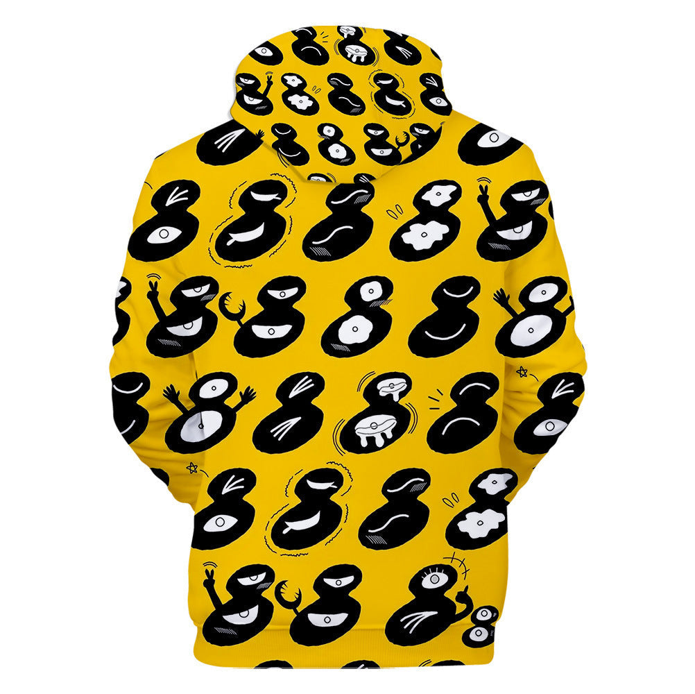 Anime Hoddies 3D Digital Printing Cartoon King Ranking around Pullover Hoodie