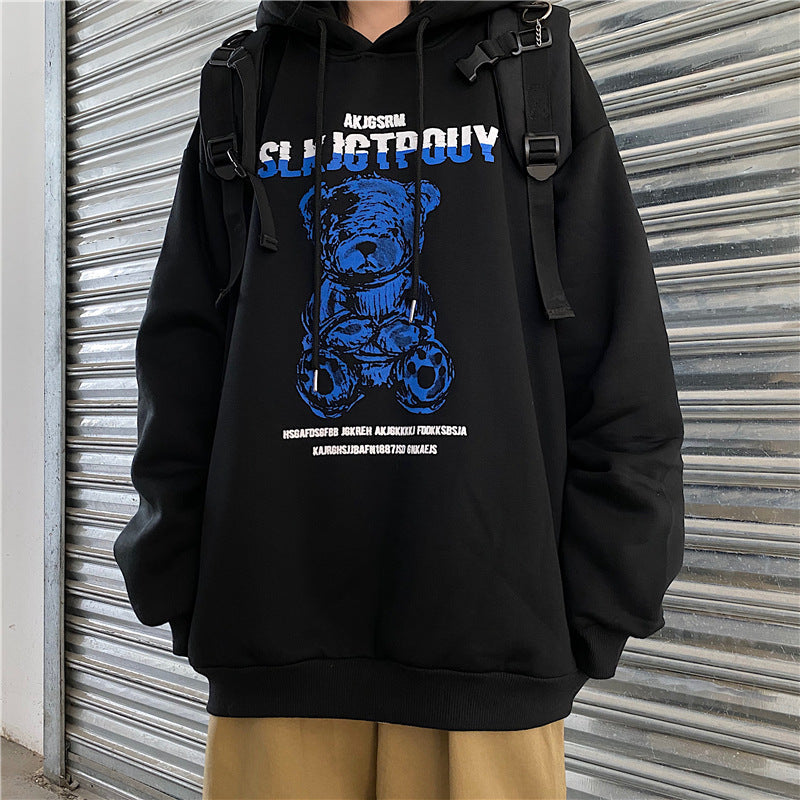 Pop Smoke Hoodies Hooded Sweater Loose Sweet plus Velvet Thickened