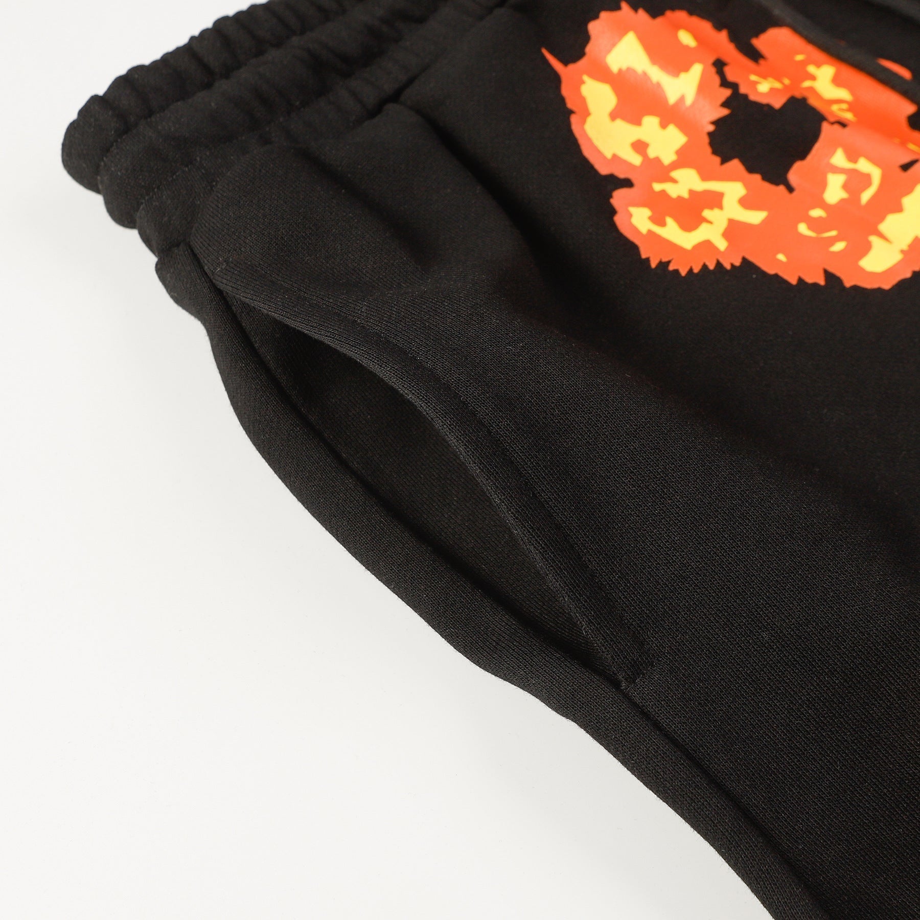 Denim Tears Outfit:T Shirt/Shorts (Separate Purchase Options) Flame Short Sleeve T-shirt Sports Casual Shorts Suit