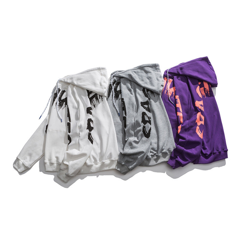 Men's Graphic Hoodies Men's Autumn Casual Big Letter Print Pullover Men's Clothing