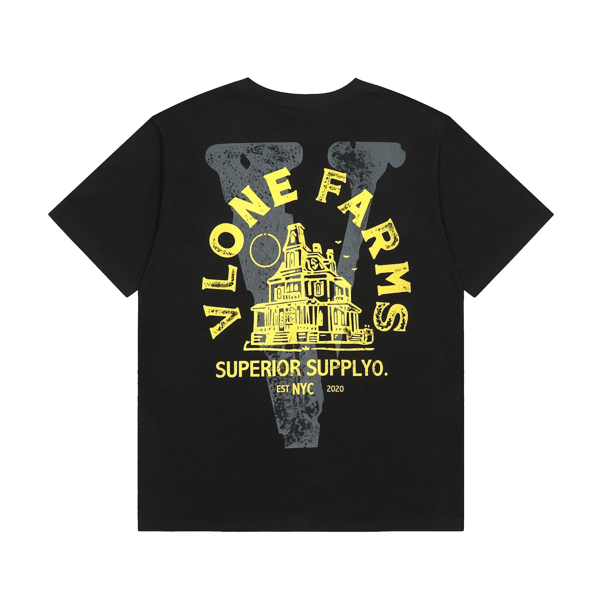 Vlone T Shirt Spring Summer Crew Neck Pullover Short Sleeve