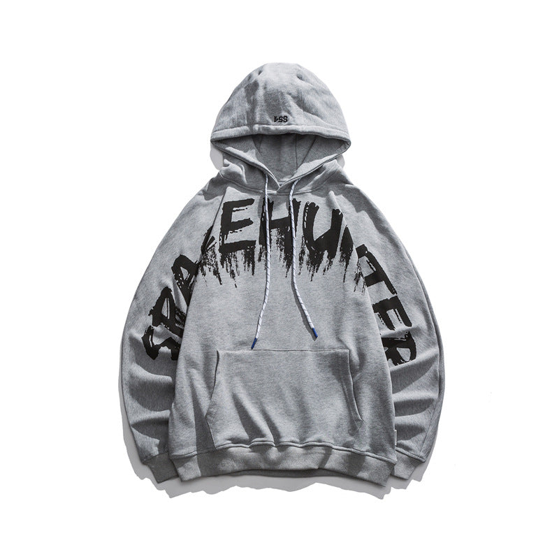 Men's Graphic Hoodies Men's Autumn Casual Big Letter Print Pullover Men's Clothing