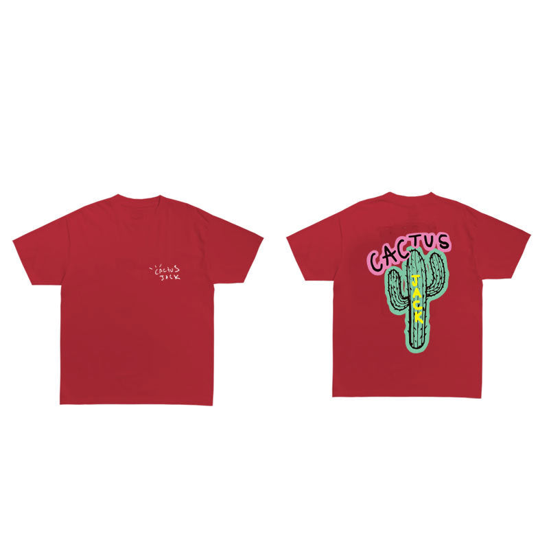 Summer New Cactus Jack T shirt Men Women High Quality Top