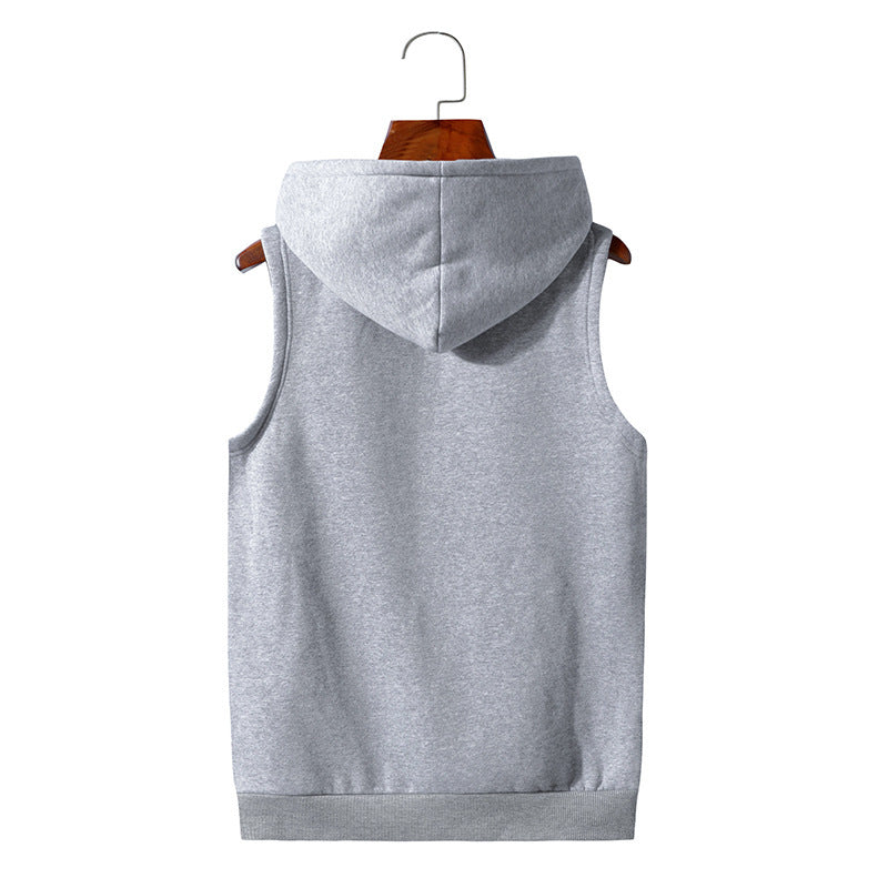 MEN'S Hoodie Hooded Waistcoat