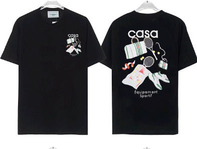 Casablanca T Shirts Rainbow Gate Alphabet