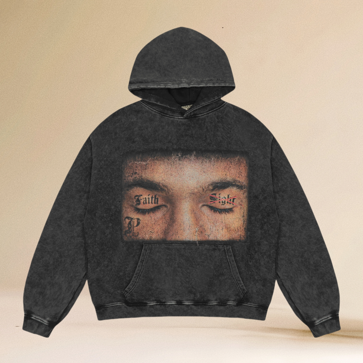 Asap Rocky Hoodie print men's and women's autumn and winter sweater VINTAGE washed and old