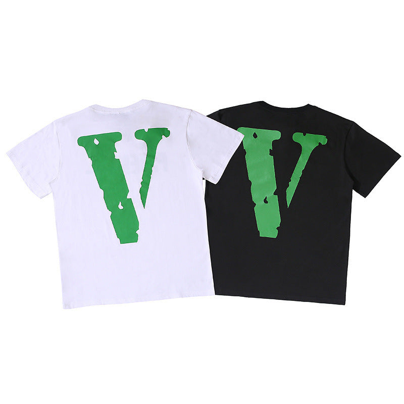 Vlone T Shirt Men'S And Women'S Casual Short-Sleeved T-Shirt