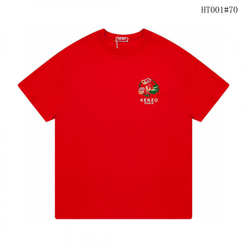 KENZO T Shirt Summer Tiger Head Casual