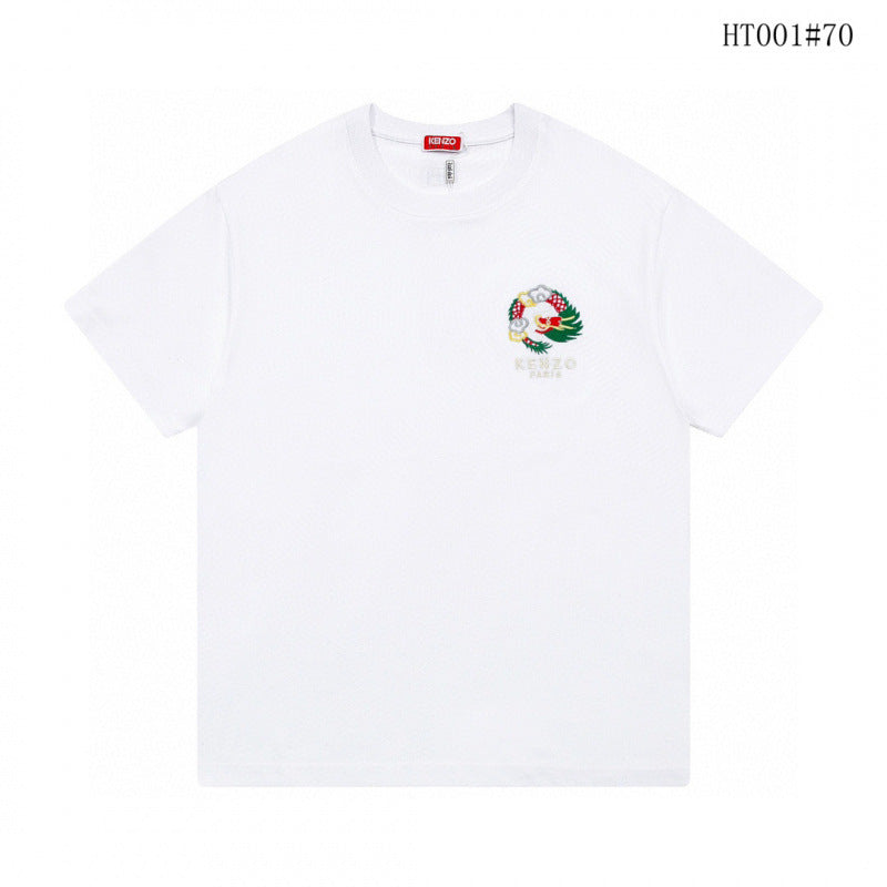KENZO T Shirt Summer Tiger Head Casual