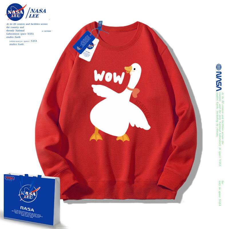 Nasa Children Hoodie Nasa Sweater Children'S Autumn Loose Round Neck