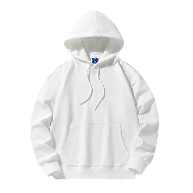 Men Hoodie Solid Color Hoodie Casual Loose plus Size