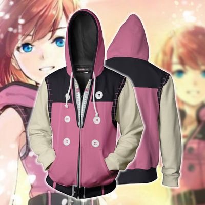 Anime Hoddies 3D Printed Full-Zip Cardigan Anime Hoodie Coat