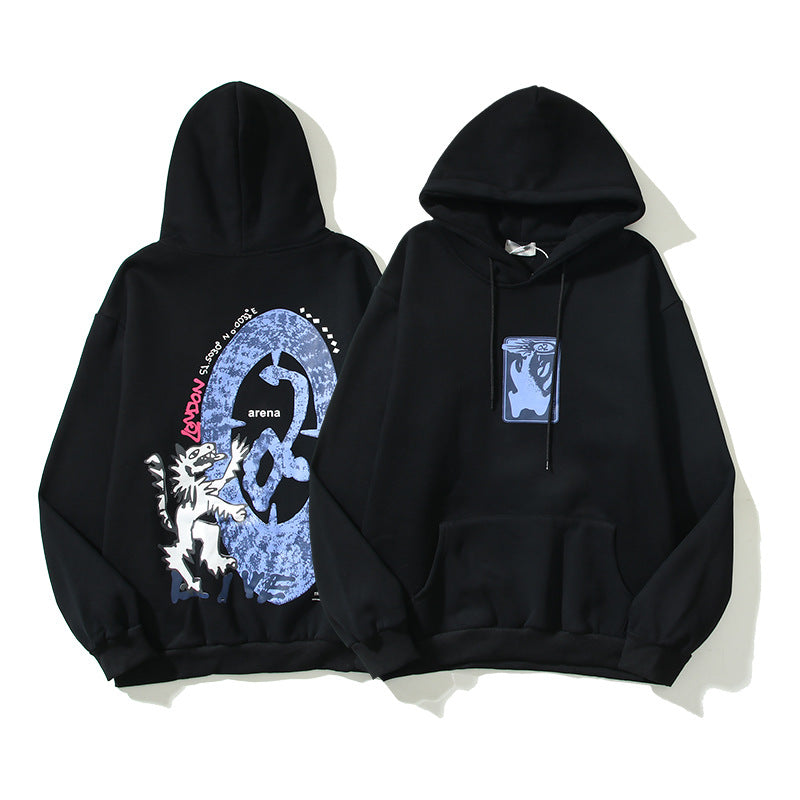 Kanye West Sunday Service Hoodie Ts 22fw怪兽涂鸦连帽卫衣