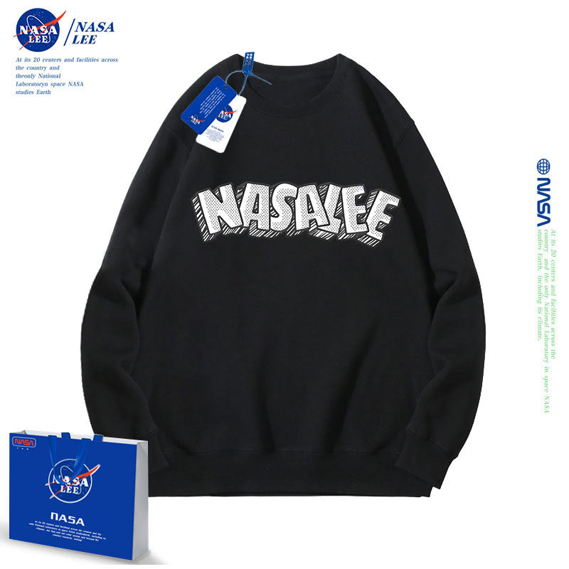 Nasa Children Hoodie Nasa Children'S Round Neck Sweater Spring And Autumn Loose