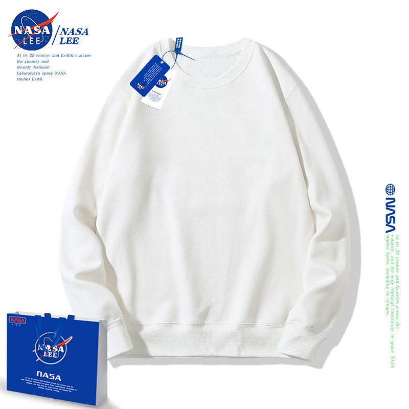 Nasa Children Hoodie Nasa Joint Name Children'S Round Neck Solid Color Hoodie Spring And Autumn