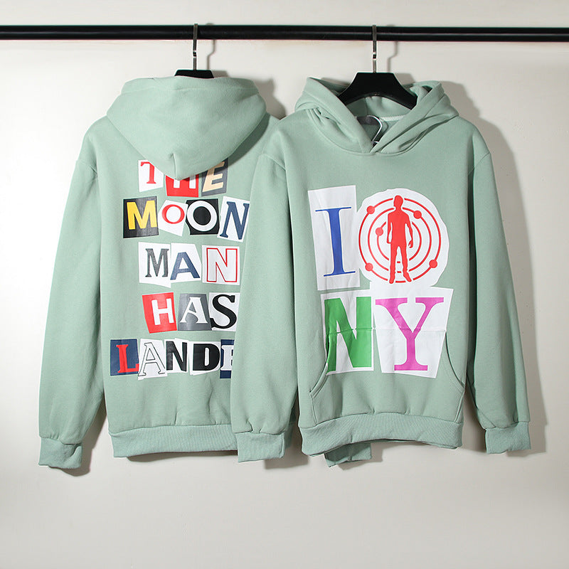 Kanye West Sunday Service Hoodie The Moon Man Has Landed Hoodie