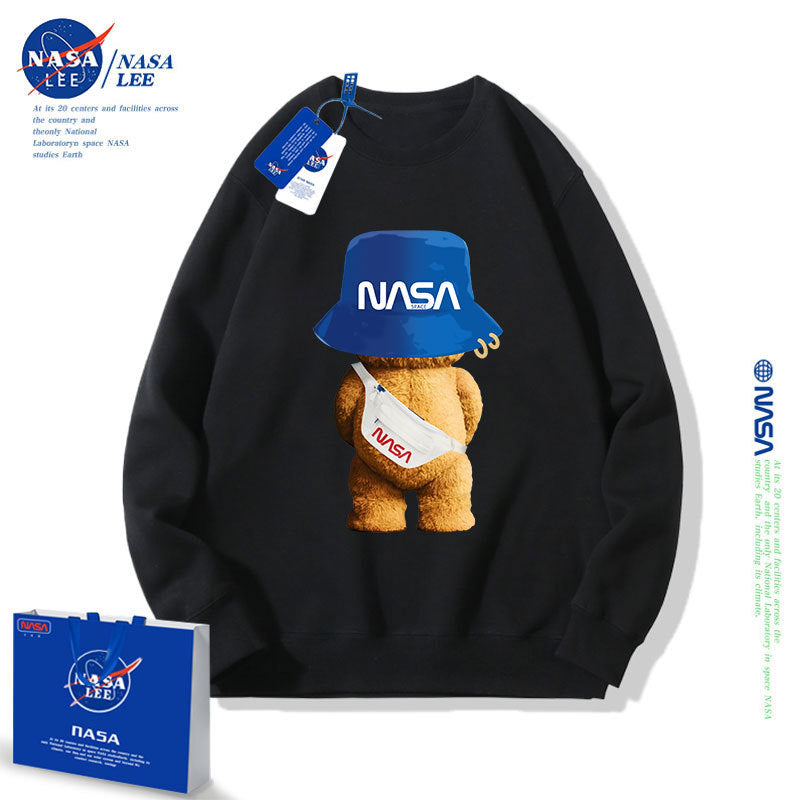 Nasa Children Hoodie Nasa Sweater Children'S Autumn Loose Round Neck