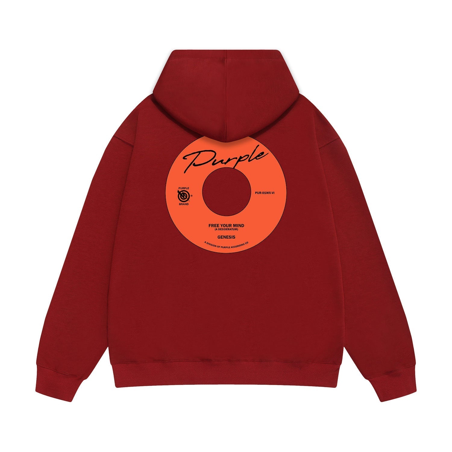 Purple Brand Hoodie Fashion Loose Hooded Sweater